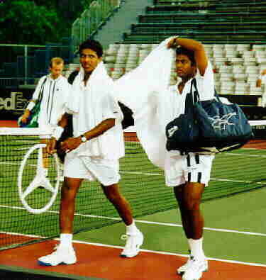 Mahesh Bhupathi and Leander Paes