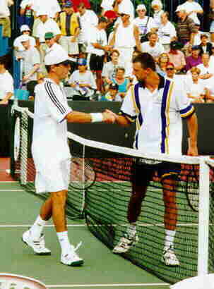 Goran Ivanisevic and Chris Woodruff