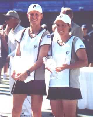 Lisa Raymond and Rennae Stubbs (2000 Acura in Los Angeles)