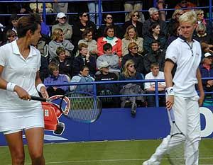 Els Callens and Dominique van Roost (2000 Eastbourne)