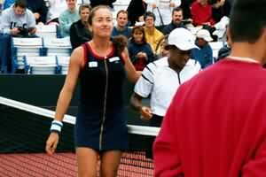 Chanda Rubin and Sandrine Testud (2000 Montreal)