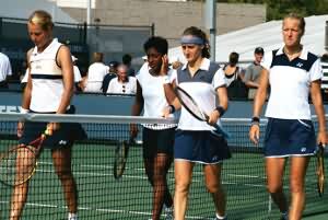 Asa Carlsson-Svensson, Sonya Jeyaseelan, Magdalena Maleeva, Henrieta Nagyova (2000 US Open)