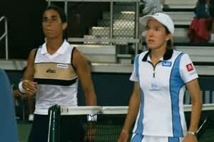 Justine Henin-Hardenne and Florencia Labat (2000 US Open)