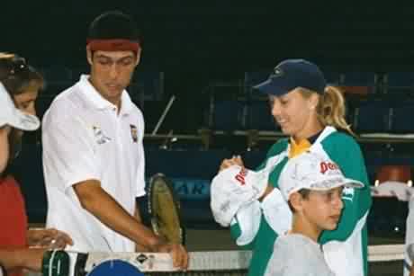 Justin Bower and Tara Snyder (2001 World Team Tennis)