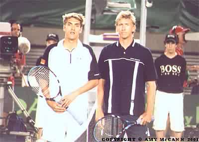 Wayne Arthurs and Nicolas Escude (2001 Davis Cup final)