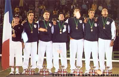 2001 Davis Cup final: French celebration (2001 Davis Cup final)