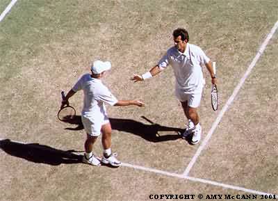 Cedric Pioline and Fabrice Santoro (2001 Davis Cup final)