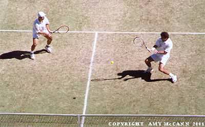 Cedric Pioline and Fabrice Santoro (2001 Davis Cup final)