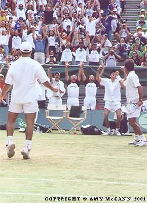 Cedric Pioline and Fabrice Santoro (2001 Davis Cup final)