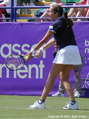 Sandrine Testud (2001 Eastbourne)