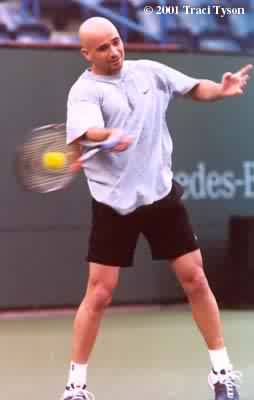 Andre Agassi (2001 Indian Wells)