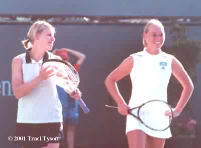 Anke Huber and Barbara Schett (2001 Indian Wells)