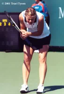 Anke Huber (2001 Indian Wells)