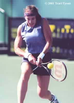 Sandrine Testud (2001 Indian Wells)