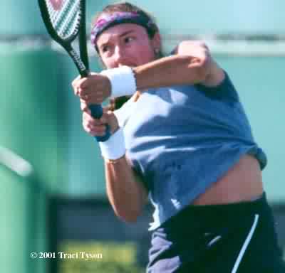 Sandrine Testud (2001 Indian Wells)