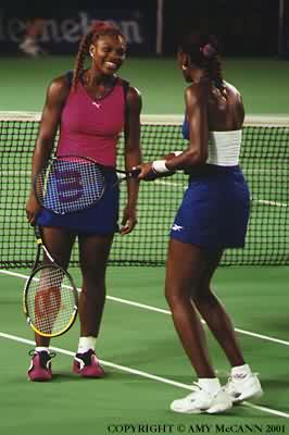 Serena Williams and Venus Williams (2001 Australian Open)