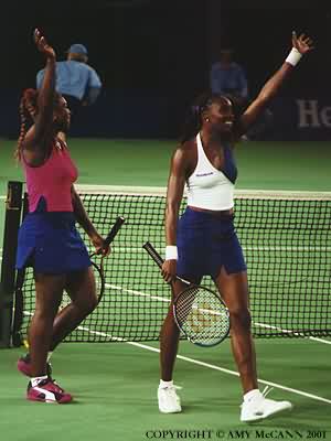 Serena Williams and Venus Williams  (2001 Australian Open)