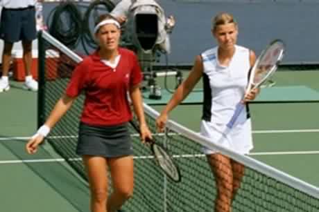 Anke Huber and Maria Emilia Salerni (2001 US Open)