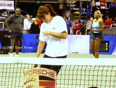 Jennifer Capriati and Serena Williams (2002 WTA Championships)