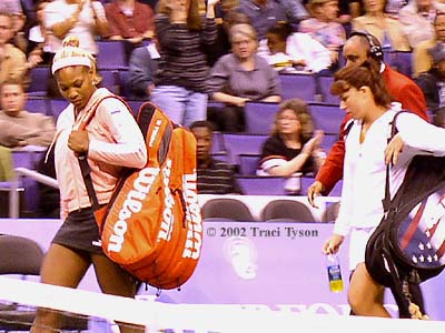 Jennifer Capriati and Serena Williams (2002 WTA Championships)