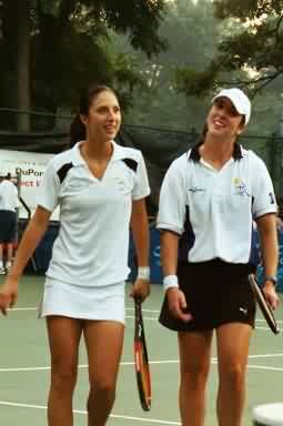 Anastasia Myskina and Katie Schlukebir (2002 World Team Tennis)