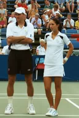 Anastasia Myskina and David Wheaton (2002 World Team Tennis)