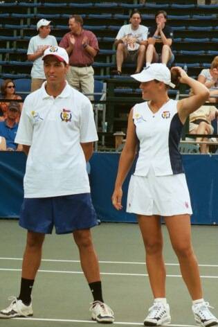 Justin Bower and Liezel Huber (2002 World Team Tennis)