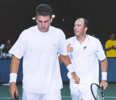 Justin Gimelstob and Jeff Tarango (2002 US Open)