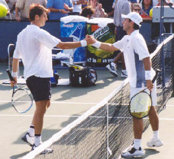 Jerome Golmard and Vincent Spadea (2002 US Open)