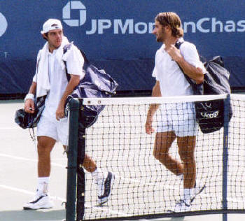 Arnaud Clement and Sebastien Grosjean (2002 US Open)