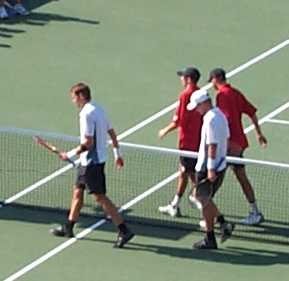 Bob Bryan, Mark Knowles, Daniel Nestor, Mike Bryan (2002 US Open)