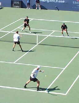 Bob Bryan, Mark Knowles, Daniel Nestor, Mike Bryan (2002 US Open)