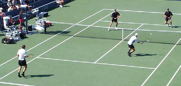 Bob Bryan, Mark Knowles, Daniel Nestor, Mike Bryan (2002 US Open)