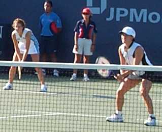 Corina Morariu and Kimberly Po-Messerli (2002 US Open)