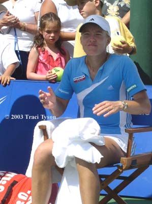 Justine Henin-Hardenne (2003 Acura in Los Angeles)