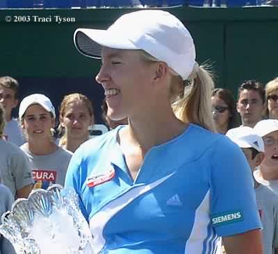 Justine Henin-Hardenne (2003 Acura in Los Angeles)