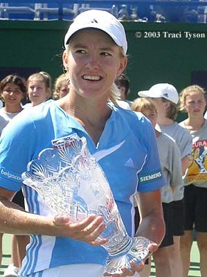 Justine Henin-Hardenne (2003 Acura in Los Angeles)