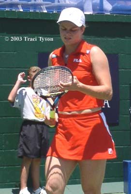 Kim Clijsters (2003 Acura in Los Angeles)