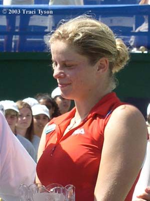 Kim Clijsters (2003 Acura in Los Angeles)