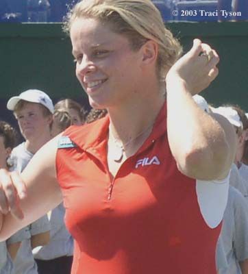 Kim Clijsters (2003 Acura in Los Angeles)