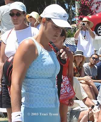 Lindsay Davenport (2003 Acura in Los Angeles)