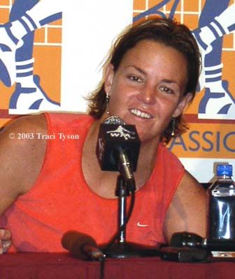 Lindsay Davenport (2003 Acura in Los Angeles)