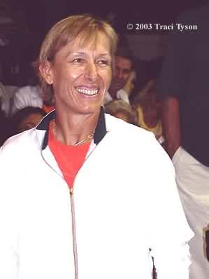 Martina Navratilova (2003 Acura in Los Angeles)