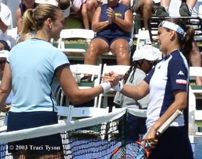 Conchita Martinez and Mary Pierce (2003 Acura in Los Angeles)