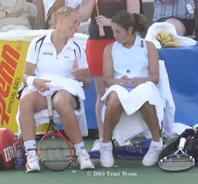 Barbara Rittner and Maria Vento-Kabchi (2003 Indian Wells)