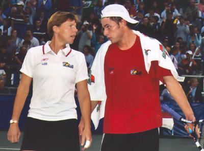 Nicole Arendt and Andy Roddick (2003 World Team Tennis)