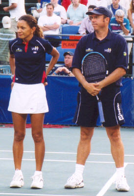 Milagros Sequera and Jeff Tarango (2003 World Team Tennis)