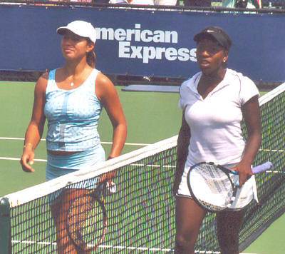 Lilia Osterloh and Jewel Peterson (2003 US Open)