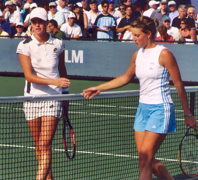 Maja Matevzic and Corina Morariu (2003 US Open)