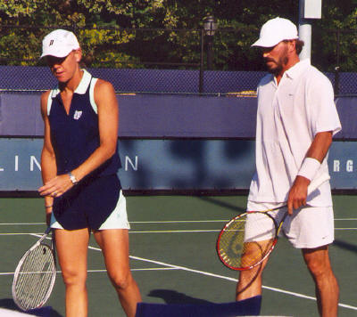 Don Johnson and Rennae Stubbs (2003 US Open)